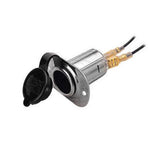 Sea Dog 12V Chrome Steel Power Socket