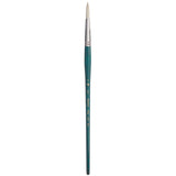 Princeton Ashley Natural Bristle Paint Brush for Oil and Acrylic, Series 5200, Round, 6