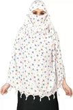 Devheart Ladies Face Protection Cotton Scarf, Protection From Uv Rays, Scarf Of Cotton, Cotton Face Mask For Summer, White Hijab