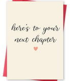 MQMRYeto Funny New Chapter Card for Men Women, New Job Congratulation Gifts,Leaving Good Luck Cards for Coworker, Retirement Gif