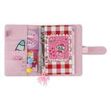 Zibuyu Cute Dairy For Girls, Journal Kit For Girls, A6 Notebook Set With 40Page Refill, Dividers, Stickers, Cards, Charms & Dec