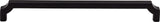 Top Knobs TK3025BLK 8-13/16 in. (224mm) Ellis Collection Davenport Pull, Flat Black