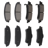 AUTOMUTO 8PCS Front & Rear Disc Brake Pads Set D1004 D929 For Subaru Legacy 2006-2009,For Subaru Outback 2005-2009