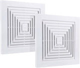 WKZO 2-Pack BP46 BP90 Bathroom Ceiling Fan Grille with Springs Replacement Parts for Br-oan Nu-tone Square Ceiling or Wall-Mount