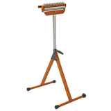 BORA Portamate PM5093 Tri Function Pedestal Roller 11.25 Polished Steel Roller, Ball Bearing MultiDirectional Rollers