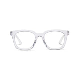 Peepers by PeeperSpecs womens To the Max Blue Light Blocking Reading Glasses, Clear, 49 US