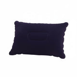 Snappsy Lightweight Flocked Air Pillow Multifunctional Inflatable Travel Pillow Portable Rest Cushion For Travelers, Campers, Ca