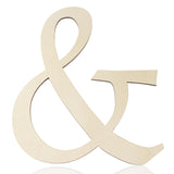 Large Wooden Symbol 12 Inch Paintable Wood Symbol & for Wall Decor, 1/5 Inch Thick Wooden Cutouts and for DIY Crafts Project Unf