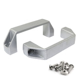 PZRT 2-Pack Silver Aluminium Alloy Handle Rectangular Industrial Pull Handle for 30 Series European Standard Aluminum Extrusion