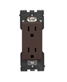Leviton RER15WB Renu TamperResistant Outlet, 15Amp, 125VAC, Walnut Bark