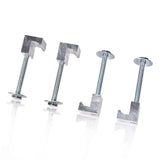 PIT66 Tool Box Mount J Hook Toolbox Pickup Pair Rail Mounting Kit Clamp Tiedown Truck 4PCS