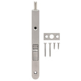 Nuk3y Heavy Duty 7Inch Solid Brass Flush Bolt (Satin Nickel)