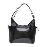 Merishopp Ita Bag Clear Window Handle Bag For Gifts Party Supplies Anime Dolls Display Black