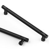 Asidrama 10 Pack 7.5 Inch(192mm) Matte Black Kitchen Cabinet Handles, Cabinet Pulls Kitchen Cabinet Hardware for Cupboard Drawer