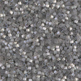 Miyuki Delica 11/0 Cylinder Seed Beads - Dyed Smoke Gray Silk Satin - DB1817 5 Grams