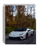 SHARMA BUSINESS White Car Set of 1 Plain White Page Notebook Blank Notebook for Classroom School Students 200 Pages in Each Note
