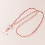 Phone Strap Crossbody Chain 360 Rotating Detachable Cell iPhone Lanyard with Stainless Steel Clip Tether Finger Ring Hook Comfor