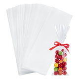 PH PandaHall 3x9 inch Treat Bags, 200pcs Clear Cookie Bags Heat Seal Cello Bag Long Candy Pretzel Stick Bags for Cookies Candies