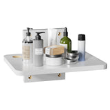 WALI Floating TV Shelf, 1 Tier Projector Shelf for DVD Players, Cable Boxes, Routers, Game Consoles, Living Room Decor Accessories, Wall Mount Shelves Holds Up to 22lbs (CS201NW), 1-Shelf, White