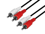Rca2 Plug/2 Rca Plug M/M Cable 6Ft