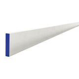 Bon Reinforced Aluminum H Screed - 3/4 in. x 4 in. x 8 ft. with Center Rib and Replaceable End Caps - Heavy-Duty Screeding Tool