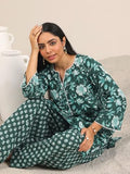 Libas Women'S Cotton Floral Kurta Set (400445_Green_L)