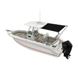 Oceansouth T-Top Extension (Size 6) 8 ft Length x 7 ft Width - Black Shades Sun Shade Canvas Boat Bulk Fishing Accessories Cover