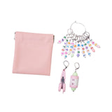 Trendynest Letter Stitch Markers With Scissors Locking Stitch Marker For Crochet Sewing Pink | Needlecrafts & Yarn | Crocheting