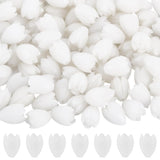 SUNNYCLUE 1 Box 100Pcs Jasmine Flower Bead 3D Flower Beads Bulk White Summer Coral Hawaii Synthetic Artificial Carved Pikake Dye