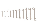 TEKTON Angle Head Open End Wrench Set, 11-Piece (1/4-3/4 in.) | WAE91001 | Made in USA