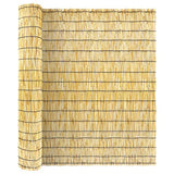Natural Reed Screen Curtain Eco-Friendly 16.4Ftx4Ft Fencing Decorative Roll Up Window Blind Reed Fencing For Garden Indoor Balcony Window -Like New