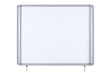 Weather Resistant Outdoor Magnetic Steel Dry-Erase Enclosed Board Cabinet, 47 X 38.3, Aluminum Frame