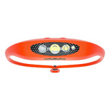 KNOG Bilby 400 Lumen Headlamp - Rechargeable Silicone Head Light w/ 7 Light Modes - Ultralight, IP67 Waterproof (Fluoro Orange),