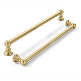 khtumeware 5 Pack 10 inch(256mm) Hole Center Brushed Gold Cabinet Pulls Solid Heavy-Duty Matte Gold Kitchen Cabinet Hardware for