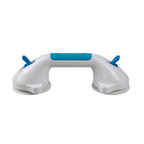 PCP Suction Grip Bathtub and Shower Handle with Color Lock Indicators, 12 inches