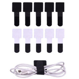 Oligitdi Cable Ties 10Pcs Adjustable Cord Straps Cable Organizer Cord Wrap Management Wire Ties Electronics Accessories