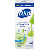 Dial Foaming Hand Wash Concentrated Refill Starter Kit, Aloescented, 3 pack, 2.52 fl oz