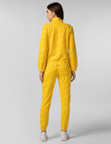 Fyltr Women'S Stand Collar Jacket & Jogger Co-Ord Set - Full Zipper | Contrast Drawstring | Utility Pockets |Rib Hem & Cuff,Mellow Yellow,Mellow Yellow,S