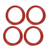 PIT66 Red O-Rings Wheel Seal 4 PACK Compatible with Military Humvee Split Rims and M1101 and M1102 Trailers 16.5 Diameter