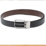Men Formal, Casual, Party, Evening Brown, Black Genuine Leather Reversible Belt ()_699