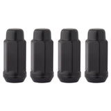 DPAccessories Black M14x1.50 Lug Nuts for Aftermarket Wheels - Closed End XL Bulge Acorn - 48mm (1.9) Tall - 19mm (3/4) Hex - Pa