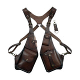 Heavenglow Underarm Shoulder Bag Pocket Organiser For Outdoors Costume Parties Festival Dark Brown|Backpacks Bags & Briefcases