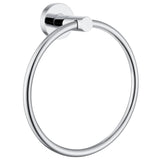 APLusee Hand Towel Ring for Bathroom Wall, Heavy Duty Stainless Steel Chrome Towel Holder, Wall Mounted