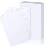 Zomiboo 50 Pcs Tall Trading Card Dividers White 2.7 x 4.2 Inch Plastic Card Dividers for Storage Boxes Games Sports Baseball