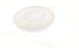 Dxeud Sheer Organza Ribbon (White, 5/8 x 50 Yards)
