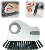2in1 Groove Cleaning Brush with Hidden Scraper, Window Track Cleaner Brush, Crevice Cleaning Tool for Sliding Door Tracks, Win