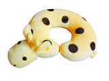 Tickles Soft Stuffed Plush Animal Giraffe Travel Neck Pillow (Size: 30 Cm Color: Yellow And Brown)