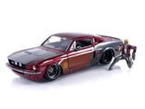 Jada Toys Marvel Guardians of The Galaxy 1:24 1967 Shelby GT500 Diecast Car with 2.75 StarLord Figure