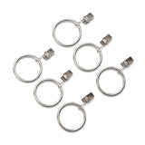 PRETYZOOM 24pcs Heavy Duty Drapery Rings Rustproof Metal Curtain Clips Hooks Hooks for Hanging