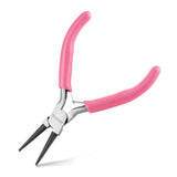 LEONTOOL 5-Inch Round Nose Pliers for Jewelry Making Wire Bending Tools Wire Looping Plier Small Needle Nose Pliers Smooth Jaws